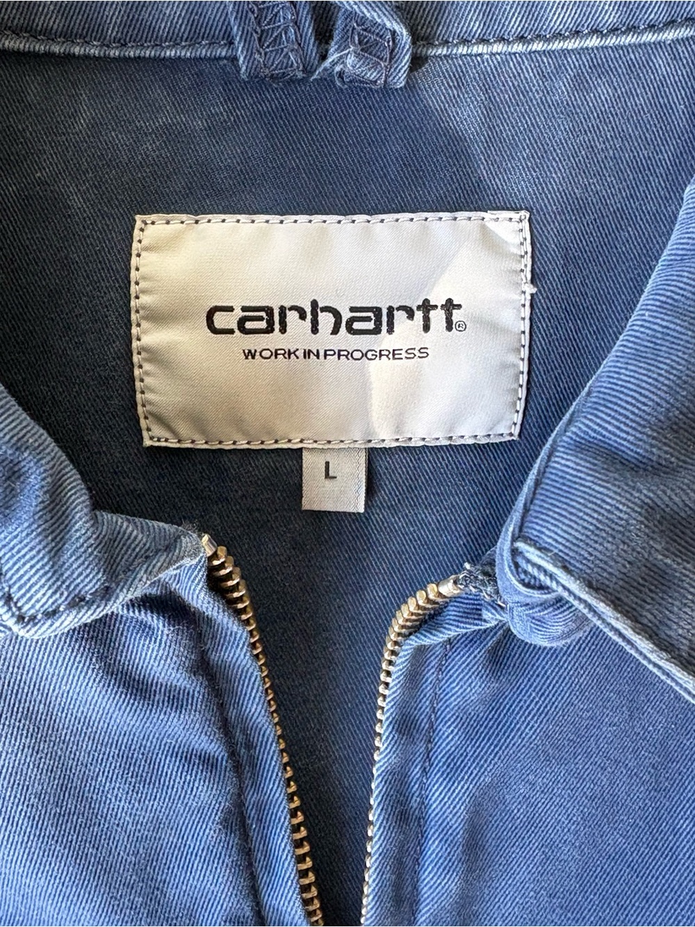 Carhartt Navy Zip-Front Bomber Jacket - Picture 3 of 4